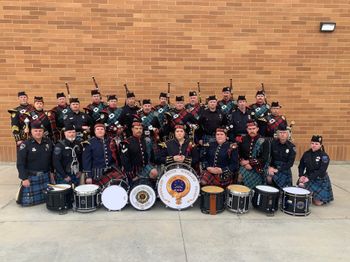 Partner bands following the LODD service for Nyssa PD Corporal Joseph Johnson, 4/21/23
