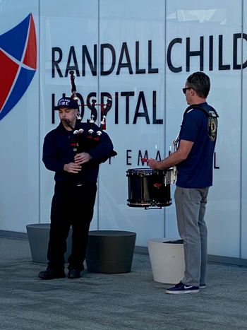 Performing at Emanuel Hospital, Portland
