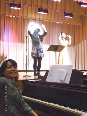 May 21, 2011 "Family Concert for Japan" in Brooklyn Ayako with Sanae Kojima, Seiko Lee Soprano
