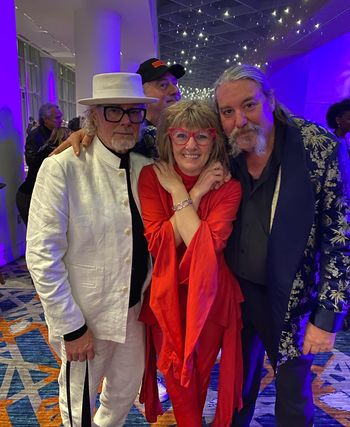 Rich Chetter from Radio Memphis, Suzy Starlite & Simon Campbell Blues Music Awards, Memphis 2022
