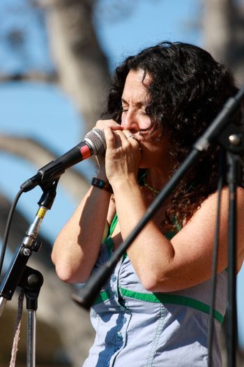 Jewels playing the blues at the Monterey County Fair
