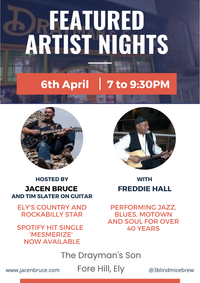Jacen Bruce Host Featured Artist Night special guest Freddie Hall