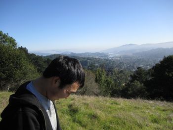 Checking out some views on a clear winter day. (Mill Valley, California)

