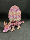 Red-Gold & Purple Glitter 3D Adopt-A-Baby-Dragon in Egg