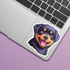 Kawaii Fluffy Rottie Sticker