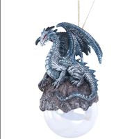 Checkmate Gray Dragon Ornament