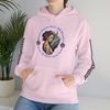Brave Women Don't Kill Dragons Brave Women Tame Them Hooded Sweatshirt with Sleeve Detail