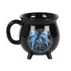 Yule Blue Dragon Cauldron Coffee Mug