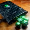 Dragonscale Metal Dice with Pouch