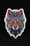 Tribal Wolf Sticker