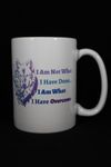 019 I Am What I Have Overcome Coffee Mug