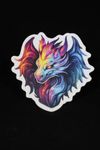 Vibrant Celestial Dragon Sticker