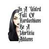 In A World Full Of Kardashians Be A Morticia Addams Sticker