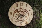 258 Celtic Knot Dragon Clock