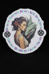 Brave Women Celtic Dragon Sticker
