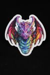 Vibrant Rainbow European Dragon Sticker