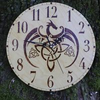 277 Celtic Dragon Clock