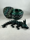Green & Black 3D Adopt-A-Baby-Dragon in Egg