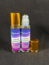Lavender Chamomile Scented Oil Infused with Amethyst 