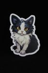 Kawaii Tuxedo Cat Sticker