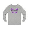 Fibromyalgia Warrior Butterfly Unisex Jersey Long Sleeve Tee