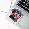 Kawaii Fluffy Rottie Sticker