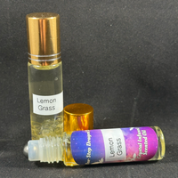 Lemon Grass Scented Oil Infused with Citrine 