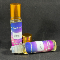 Citrus Scented Oil Infused with Citrine 