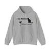 Cat Mother, Wine Lover Unisex Heavy Blend™ Hooded Sweatshirt
