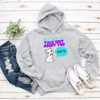 My Cat and I Talk Sh*t Unisex Heavy Blend™ Hooded Sweatshirt