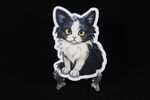 Kawaii Tuxedo Cat Sticker