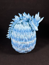 Winter Blue 3D Adopt-A-Baby-Dragon in Egg