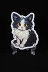 Kawaii Tuxedo Cat Sticker