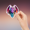 Vibrant Rainbow European Dragon Sticker