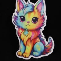 Rainbow Cat Sticker