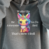 Wake Up, Be Awesome, Unisex Heavy Blend™ Hooded Sweatshirt
