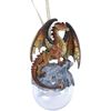 Hyperion Red/Orange Dragon Ornament