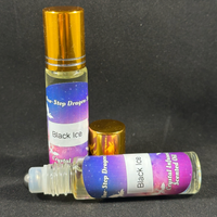 Black Ice Scented Oil Infused with Opalite