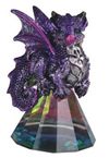 71698  Purple Dragon on Pyramid Glass 