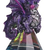 71698  Purple Dragon on Pyramid Glass 