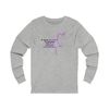 Tolerate the Pain Fibromyalgia Awareness Unisex Jersey Long Sleeve T-shirt