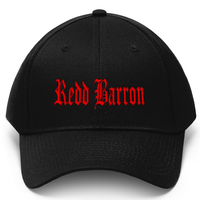 Redd Barron Twill Hat with Embroidered Logo (Black or Charcoal)