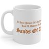 Sands of Time 2-Sided White Ceramic Mug (11oz.)