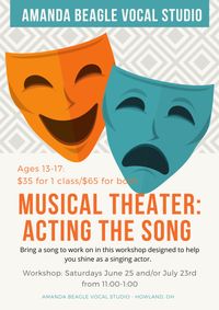 Musical Theater Workshop: Acting the Song
