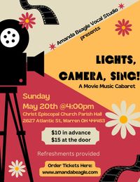 Lights, Camera, Sing! - A Movie Music Cabaret