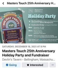 Masters Touch 25th anniversary Holiday Party and Fundraiser 