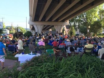 A great crowd on hand to see Darlene And The Boys at "Meet Me Under The Bridge" Wabasha, Minnesota 2021!
