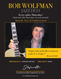 Bob Wolfman Jazz Duo at Stefanelli's Authentic Italian Restaurant
