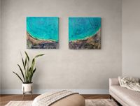 Neptunian Diptych  (both #1 and #2 together)