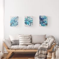 Set of (3) Abalone Series - Prints